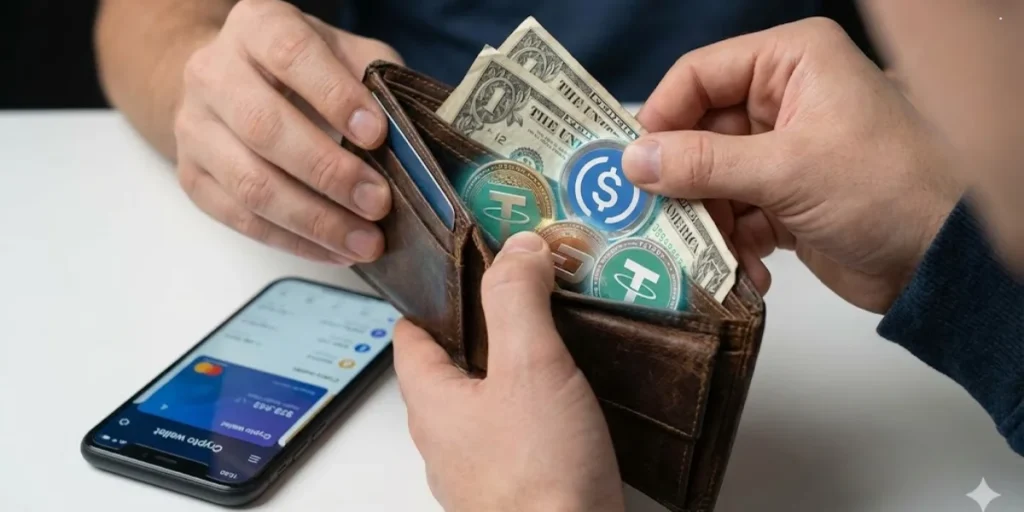 stablecoin instead of cash